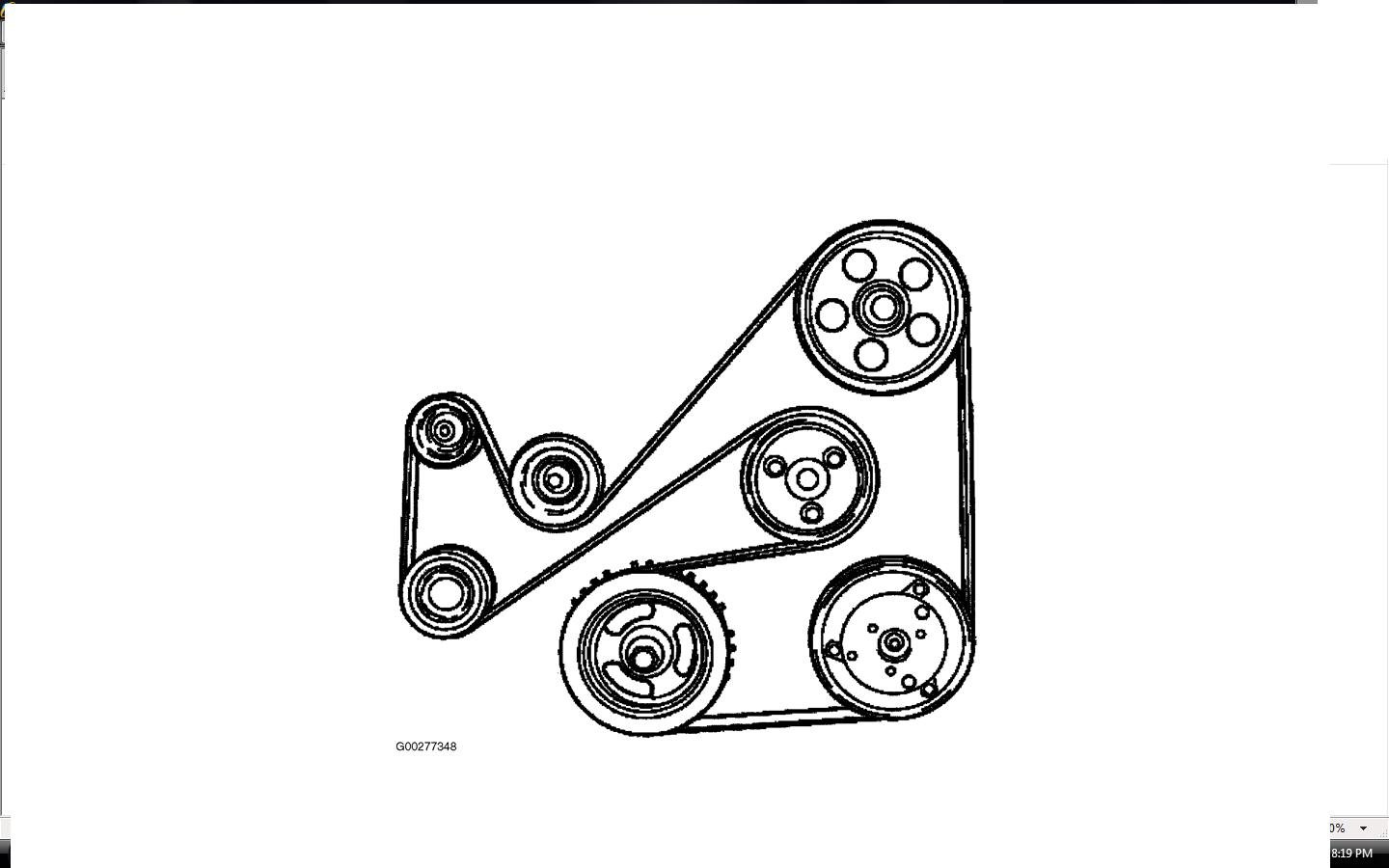 01 Ford Focus Serpentine Belt Diagram