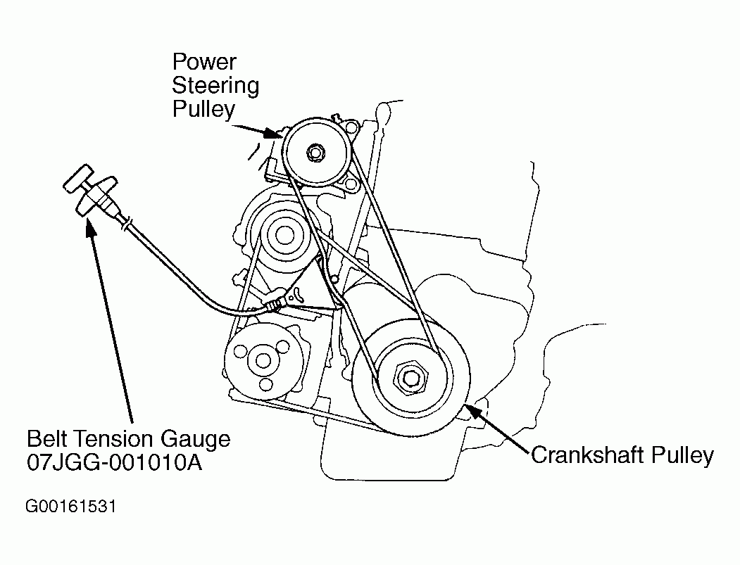 Serpentine Belt Diagram Honda Odyssey