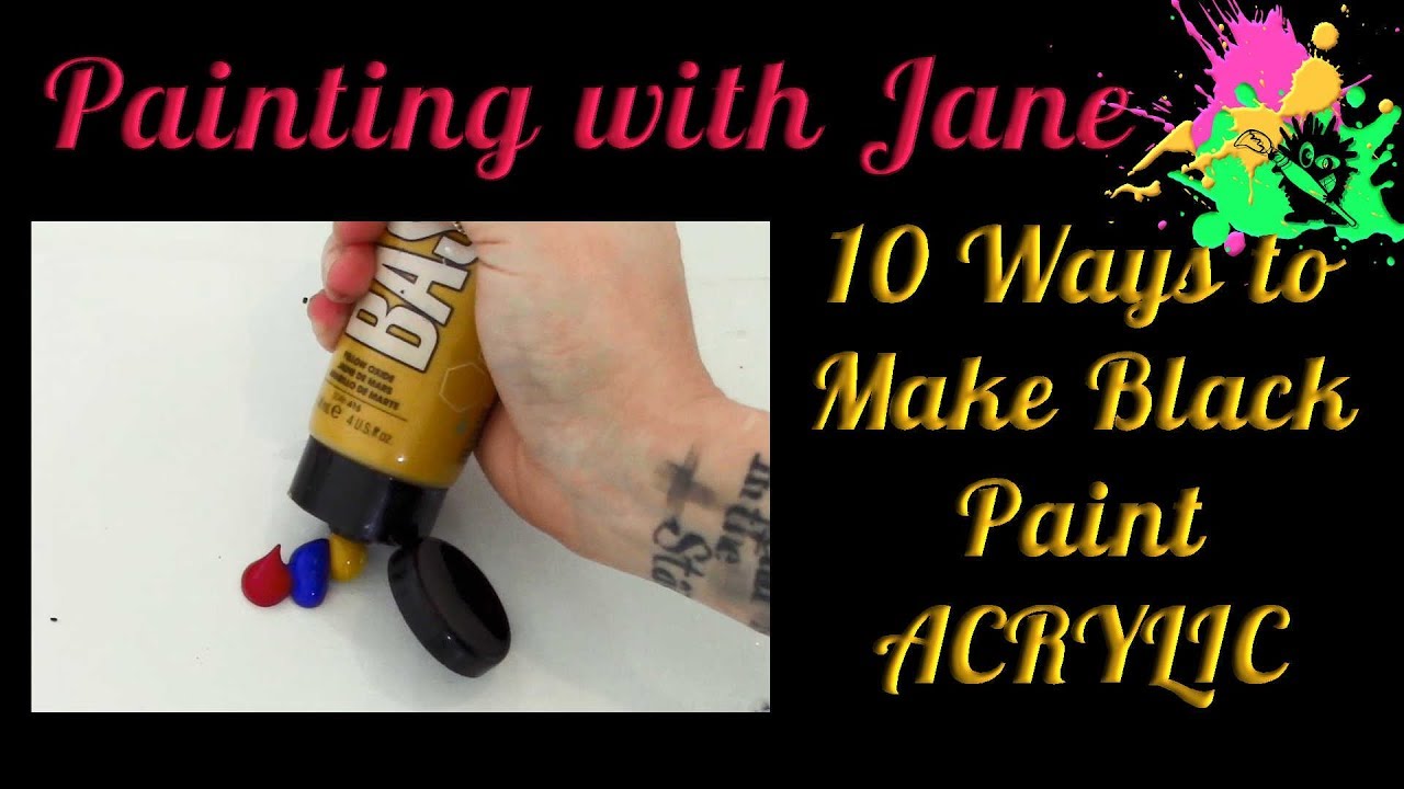 How To Make Black With Paint
