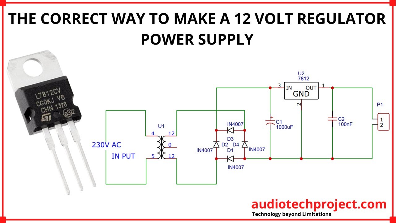 12 Volt Voltage Regulator Wiring Diagram