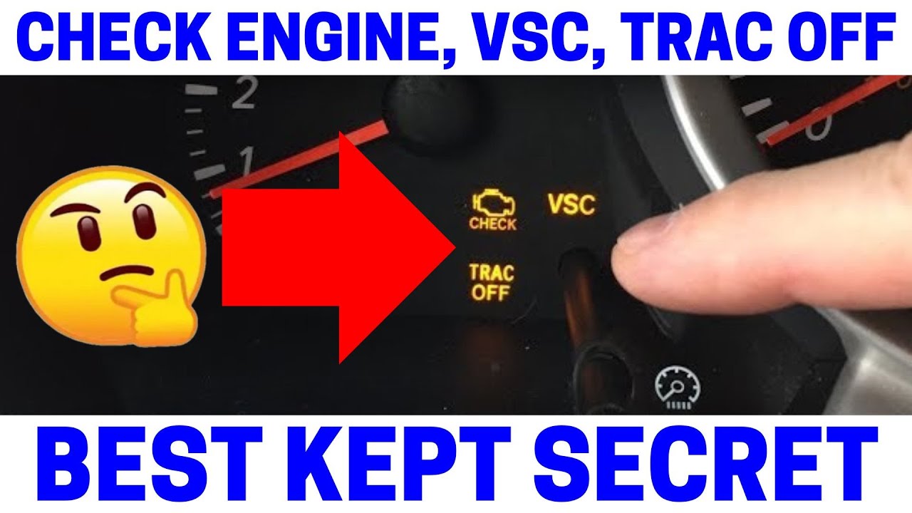 2003 Toyota 4runner Vsc Trac Abs Light