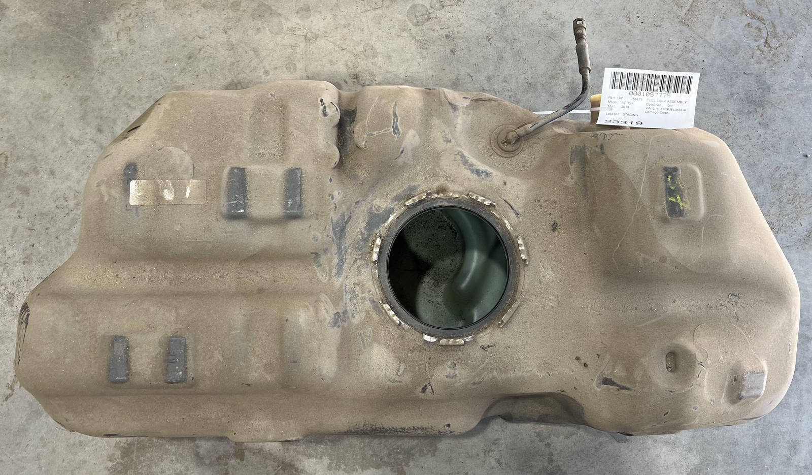 Size Of Nissan Versa Gas Tank