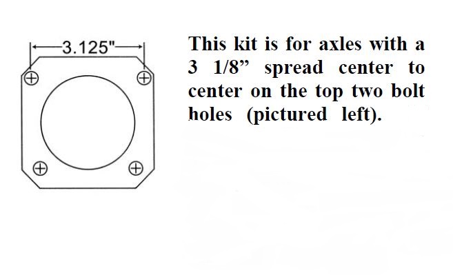 Brake Conversion Caliper Mounting Bracket Specifications