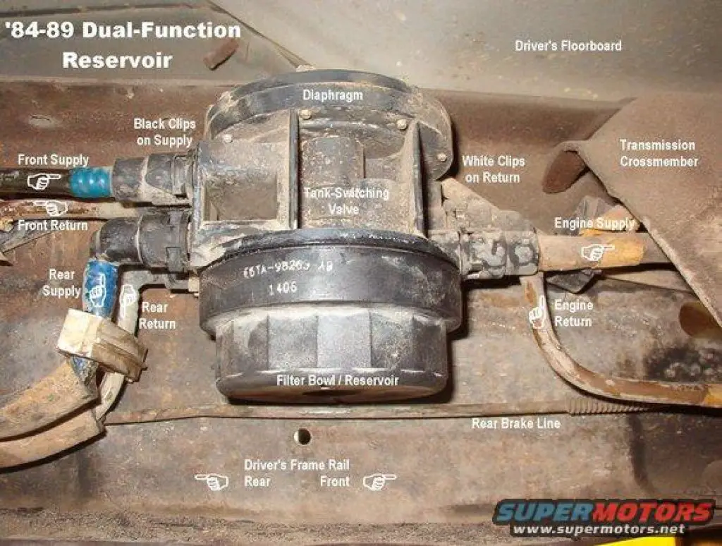 1989 Ford F150 Fuel Tank Selector Valve Diagram