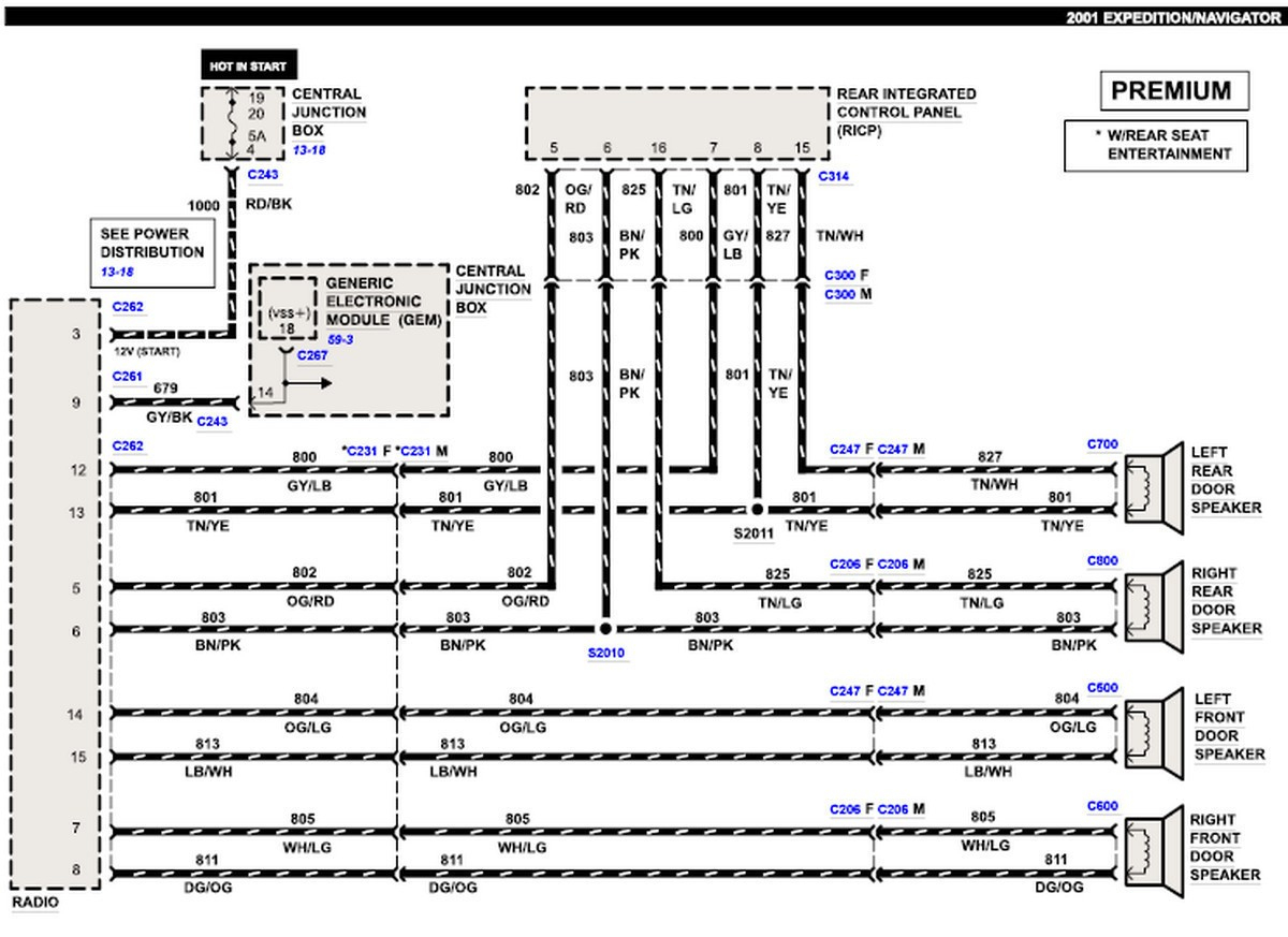 Ford F250 Radio Wiring Harness Diagram