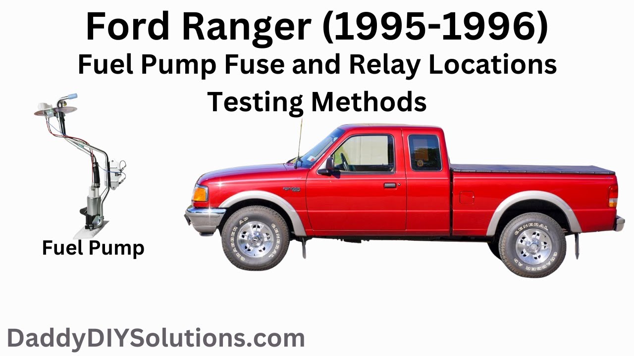 1995 Ford Ranger Fuel Pump Relay Location