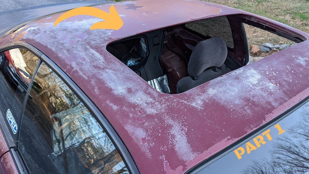 Replacement Of The Sunroof Weatherstripping Seal On A 240sx