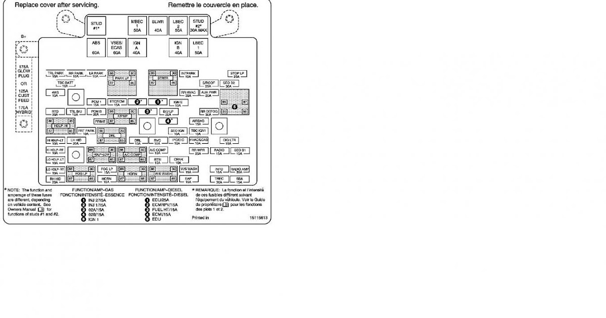 1999 Freightliner Fuse Panel Diagram