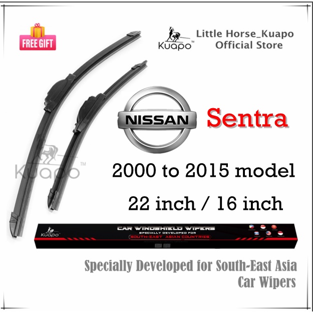 2015 Nissan Sentra Windshield Wipers Size
