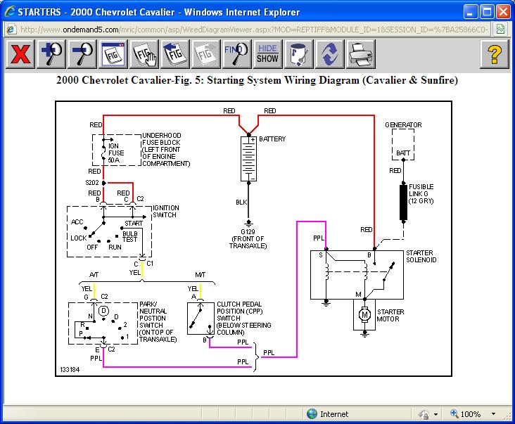 Wiring Diagram For 2000 Chevrolet Cavalier