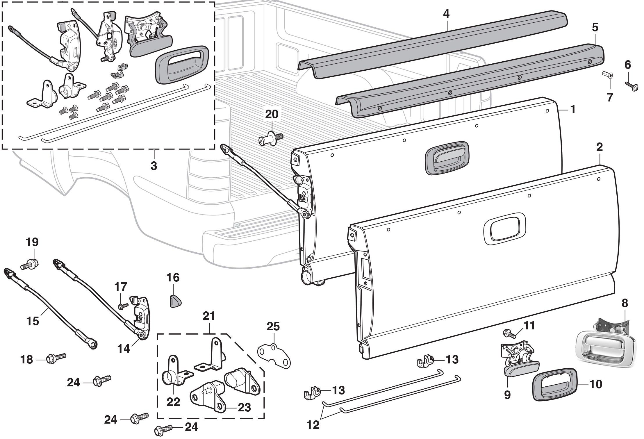 2000 Chevy Silverado 1500 Parts Diagram