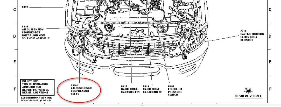 2000 Ford Expedition Air Suspension Diagram