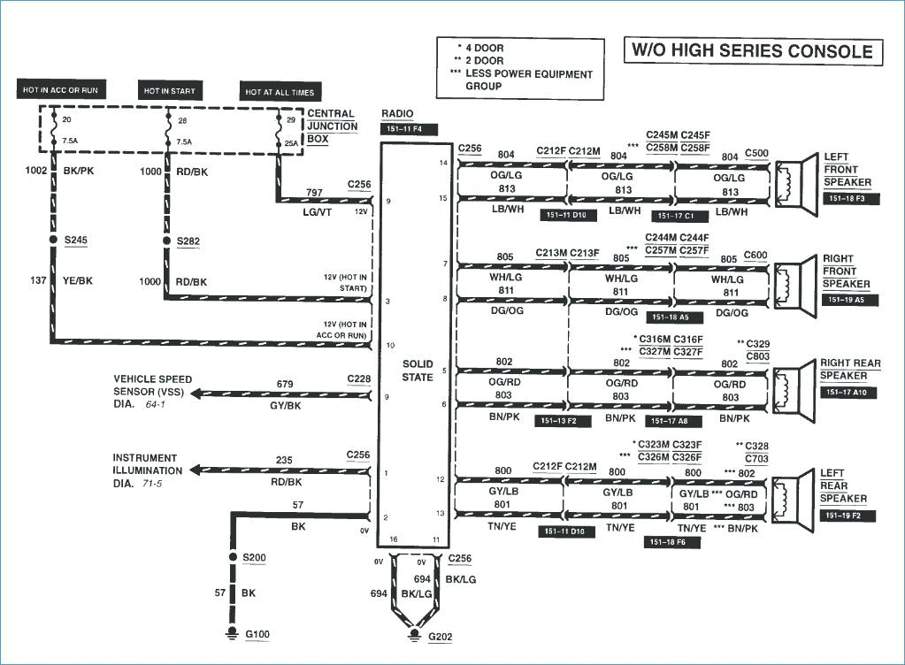2000 Ford Explorer Stereo Wiring Diagram