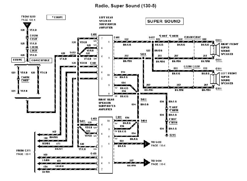 2000 Ford Mustang Radio Wiring Diagram
