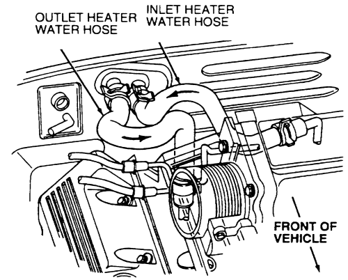 1998 Ford F150 4.6 Heater Hose Diagram