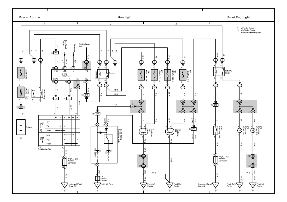2001 Toyota Tacoma Radio Wiring Diagram