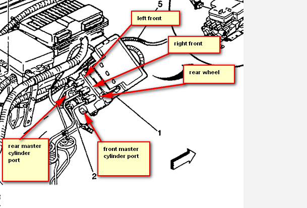 Brake Line Routing Chevy Silverado Master Cylinder Diagram