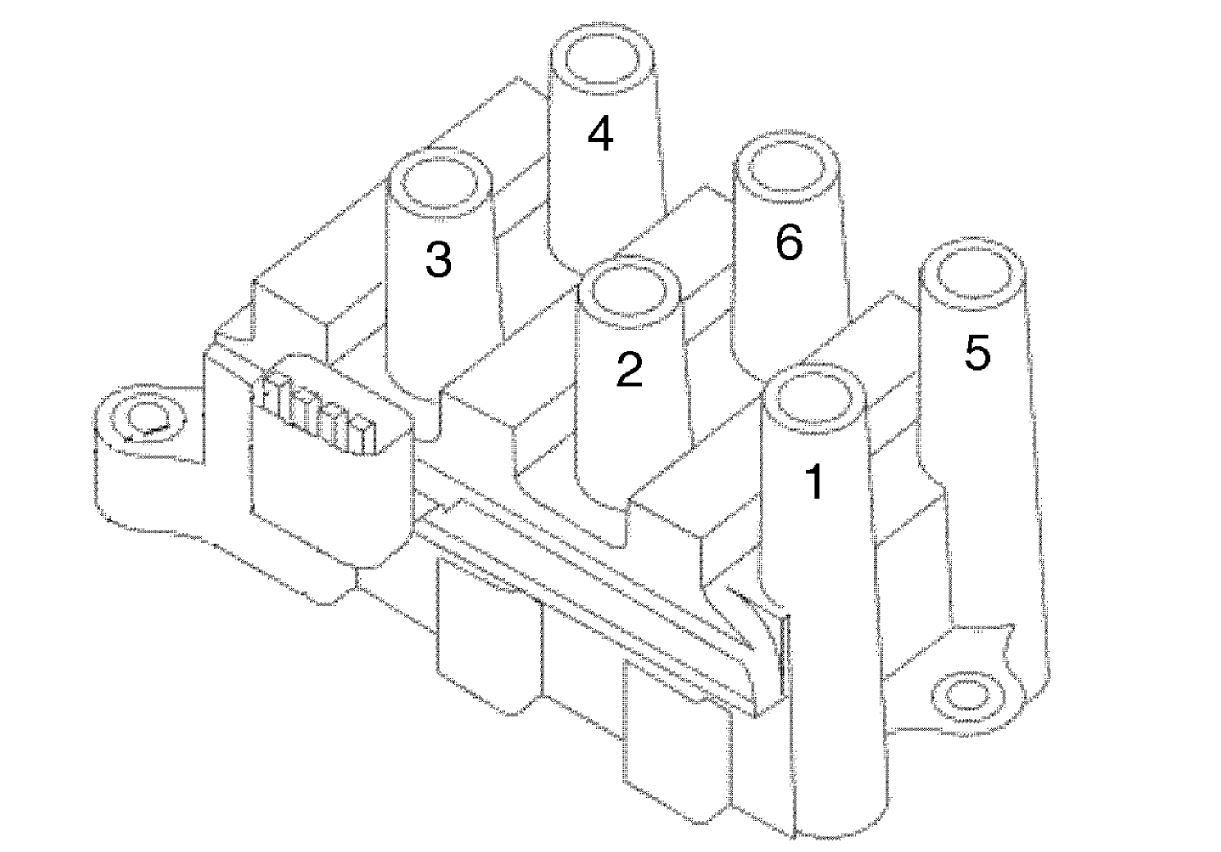 3.8 V6 2002 Ford Mustang 3.8 Firing Order