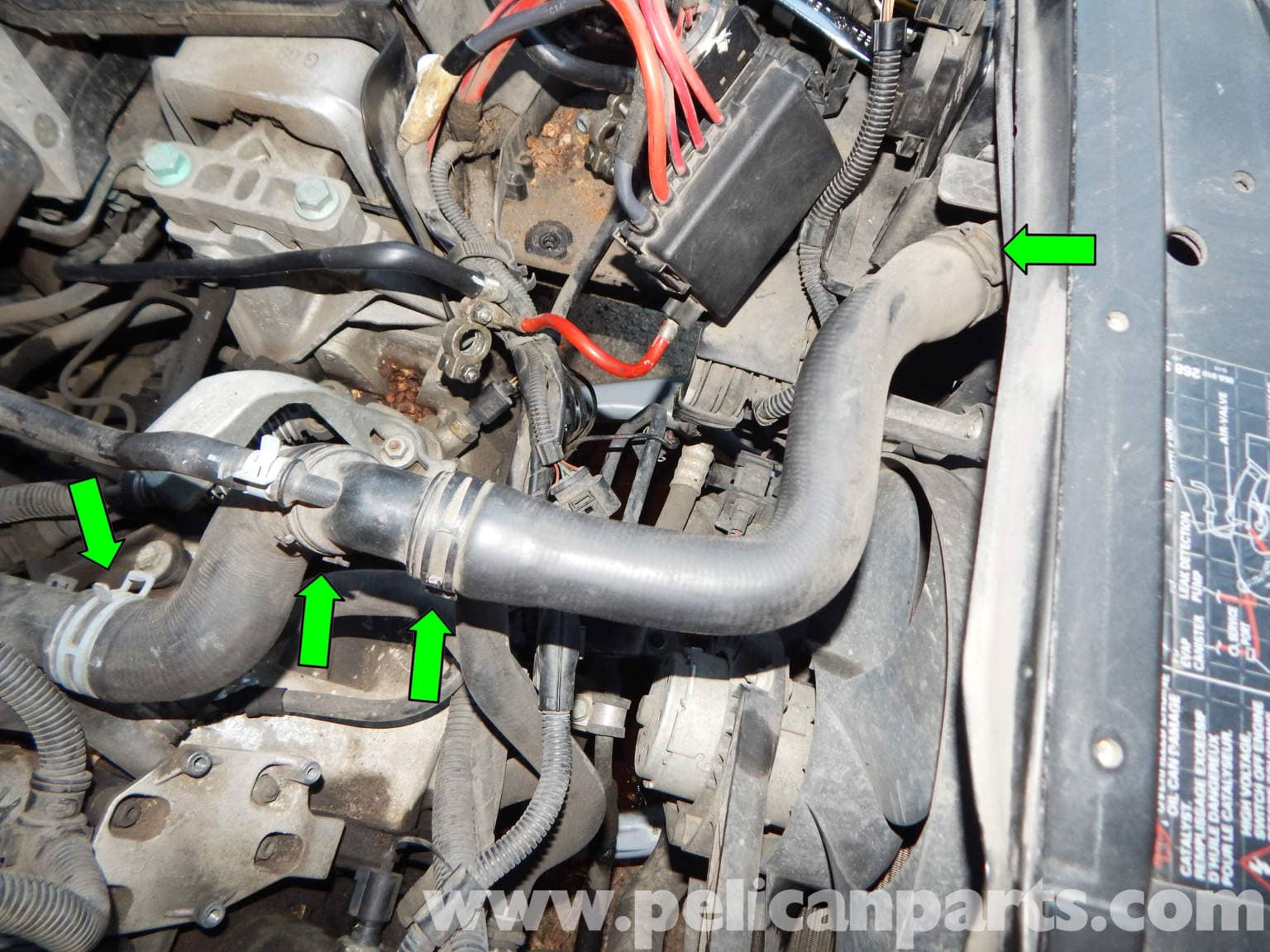 2003 Vw Jetta 1.8 T Coolant Hose Diagram