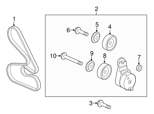 2003 Honda Odyssey Serpentine Belt Diagram