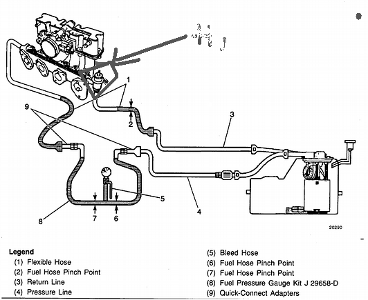 Fuel System 2003 Chevy Silverado Fuel Line Diagram