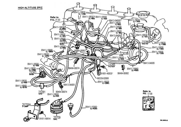 2003 Toyota Corolla Vacuum Hose Diagram