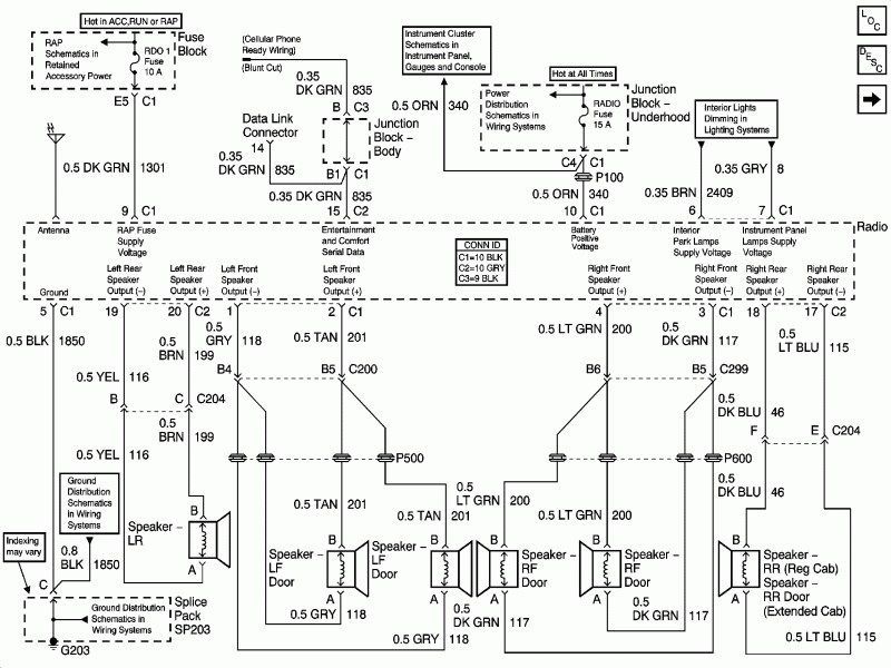 2003 Chevy Silverado 1500 Radio Wiring Diagram