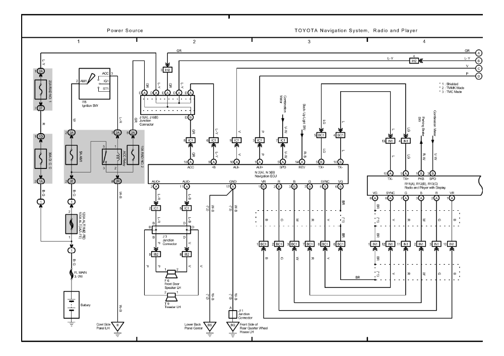 2003 Toyota Tundra Radio Wiring Diagram