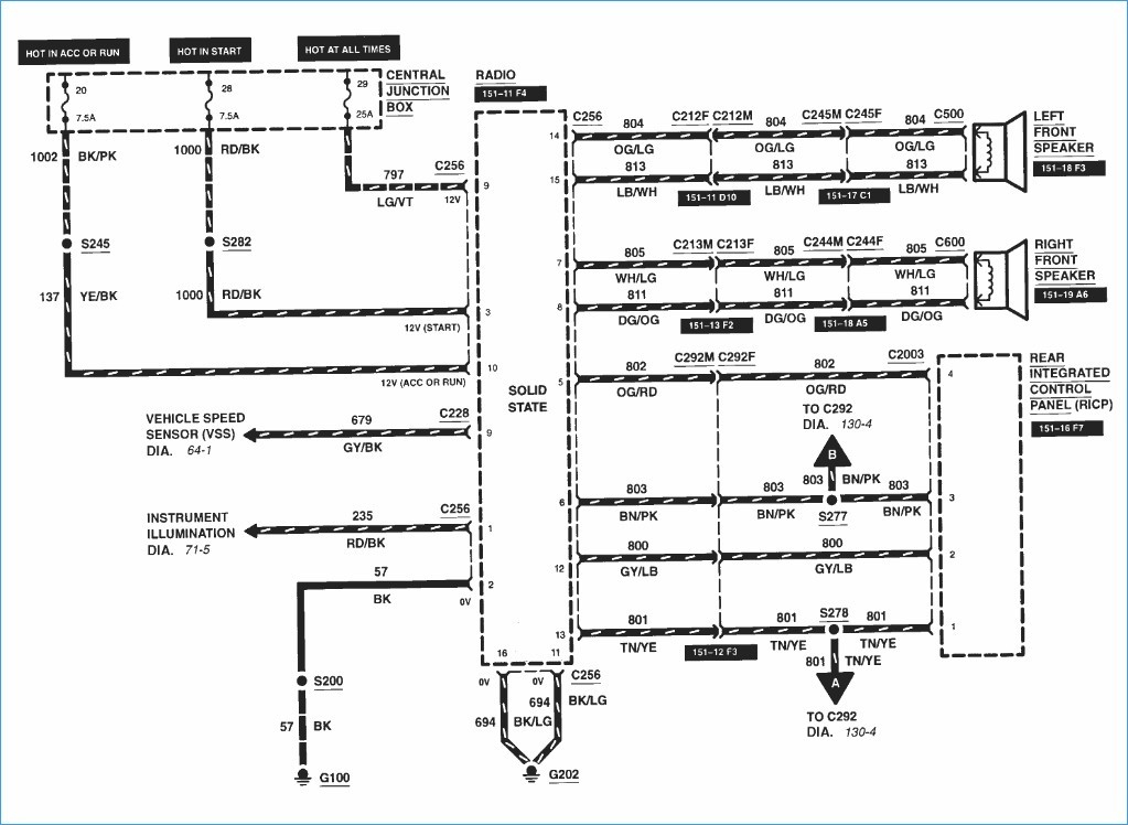 04 Ford Explorer Radio Wiring Diagram