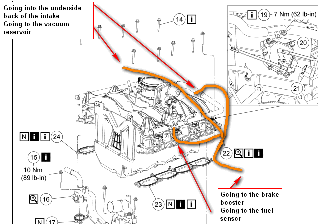 2004 Ford F150 5.4 Vacuum Line Routing Diagram