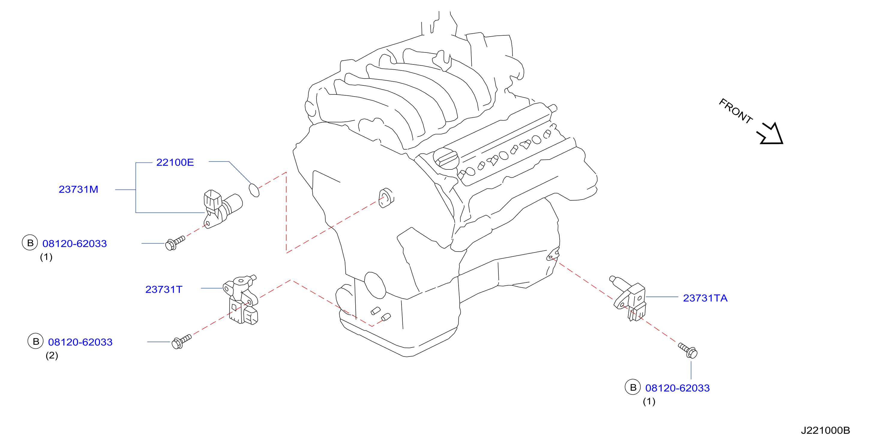 2004 Nissan Murano Camshaft Position Sensor Location