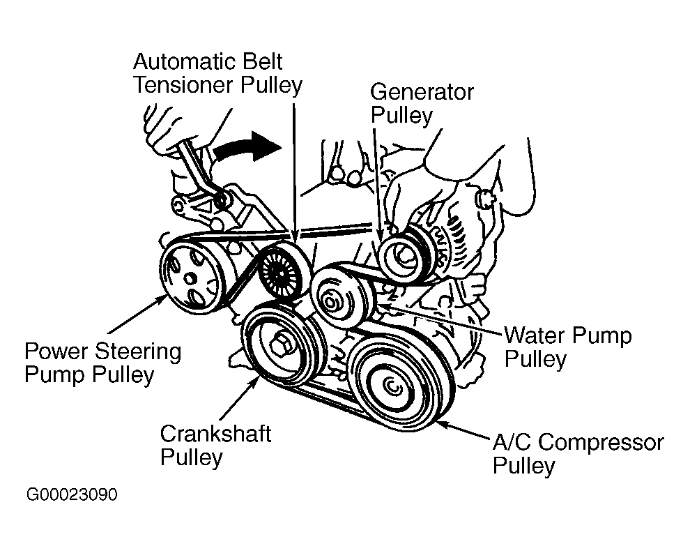 2003 Toyota Corolla Serpentine Belt Diagram