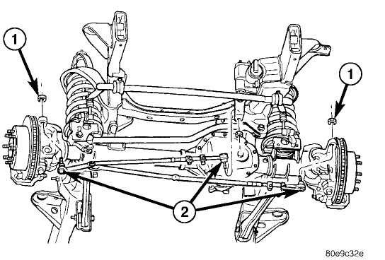 2005 Dodge Ram 1500 Front Suspension Diagram