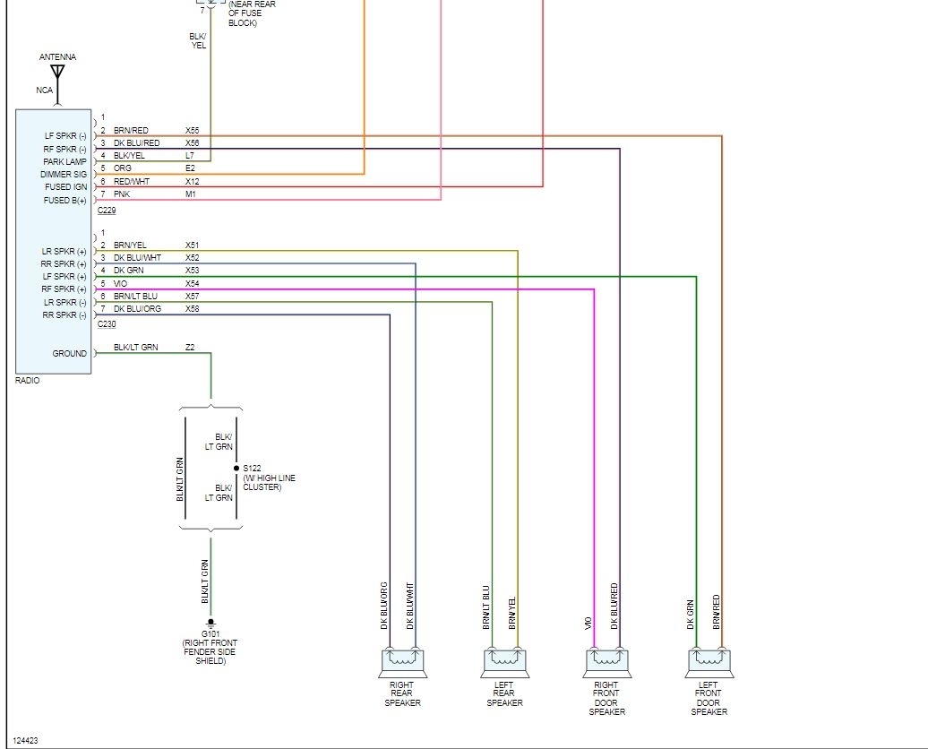 2005 Dodge Ram Stereo Wiring Diagram