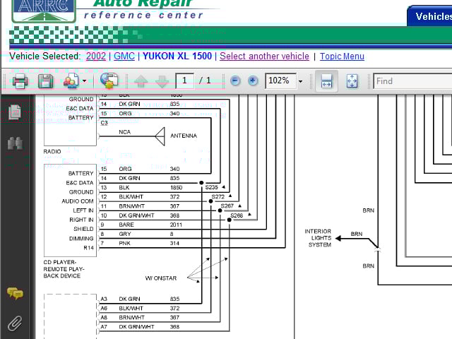 2005 Gmc Sierra Radio Wiring Diagram