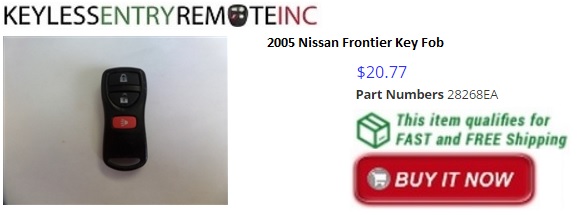 Nissan Frontier Key Fob Programming