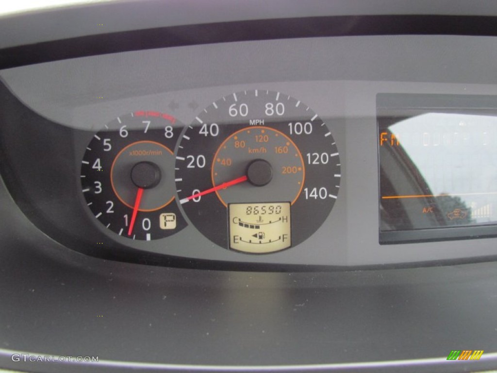 2005 Nissan Quest Where Is The Gas Gauge