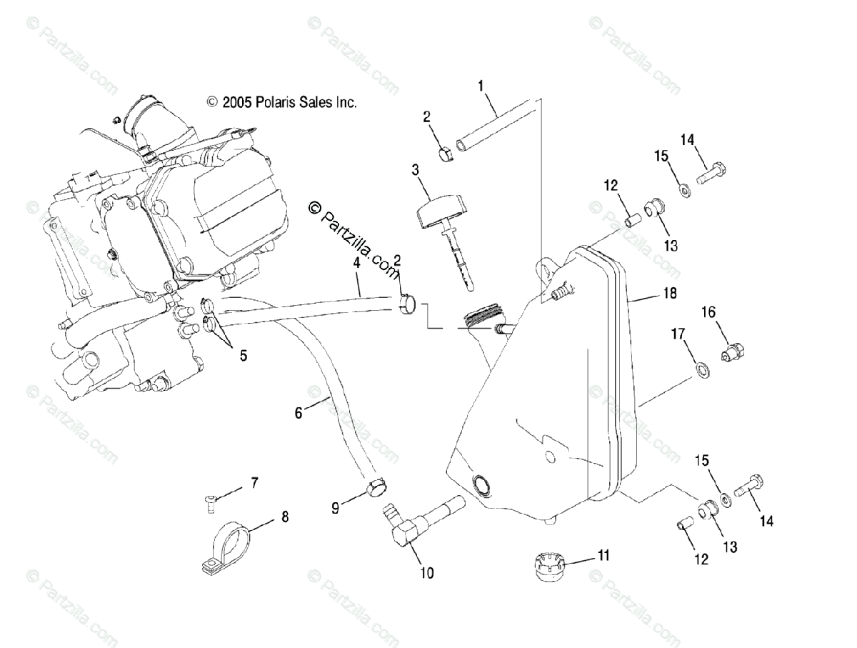 2005 Polaris Ranger 500 Parts Diagram
