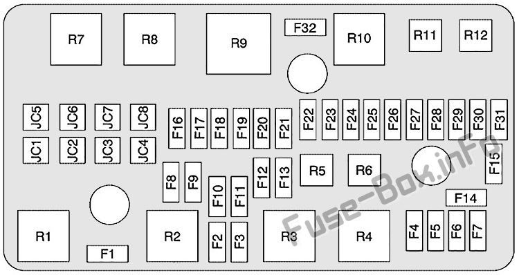 2006 Cadillac Dts Rear Fuse Box Diagram