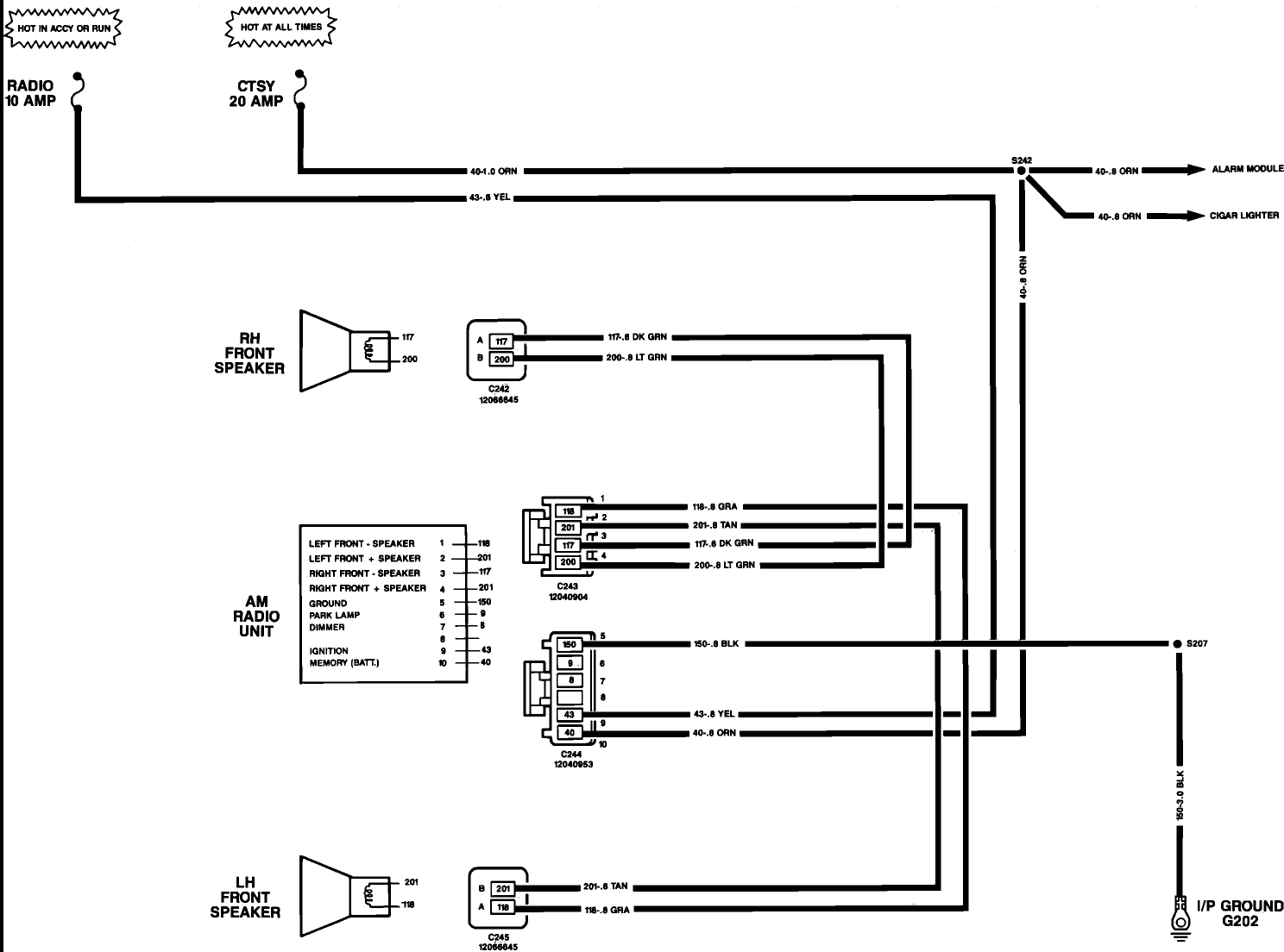 2006 Gmc Sierra Stereo Wiring Diagram