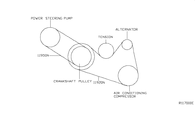 2006 Nissan Altima 2.5 Belt Diagram