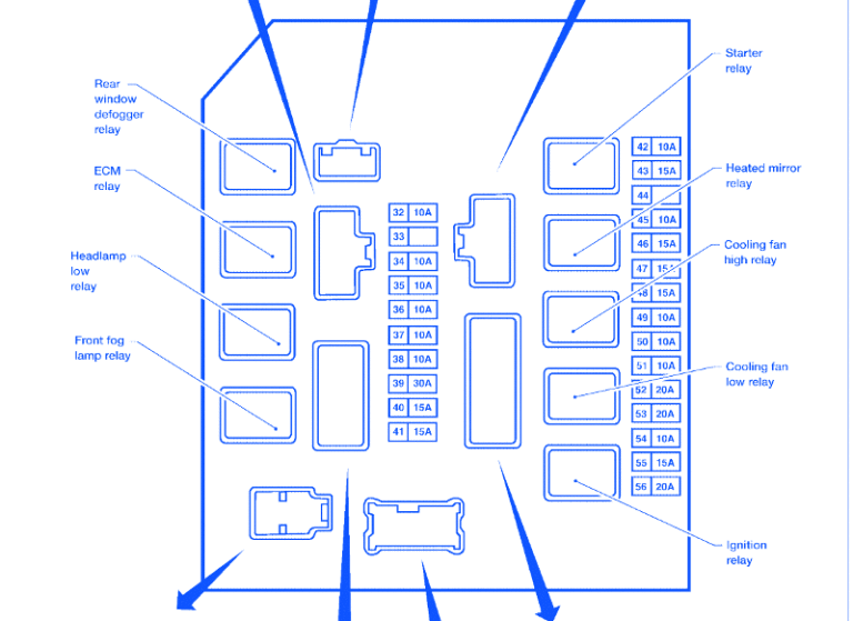 2006 Nissan Frontier Fuse Box Diagram