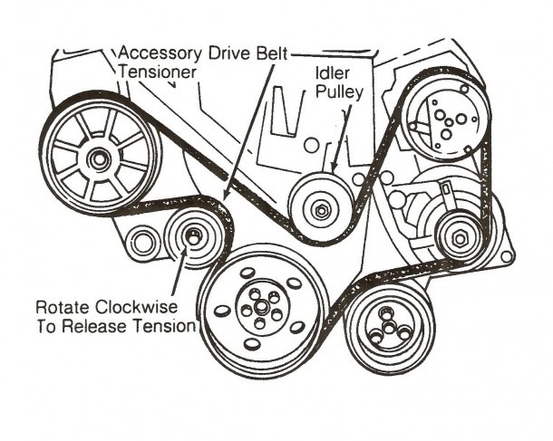 2006 Nissan Frontier 2.5 Serpentine Belt Diagram