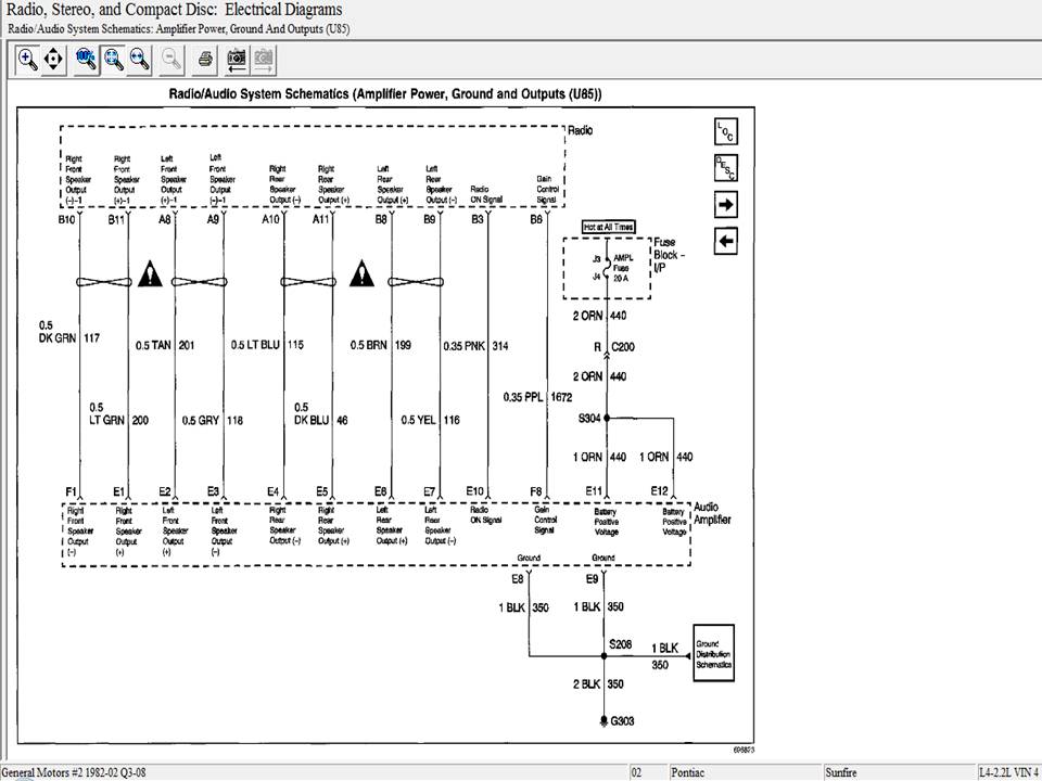2006 Pontiac G6 Stereo Wiring Diagram