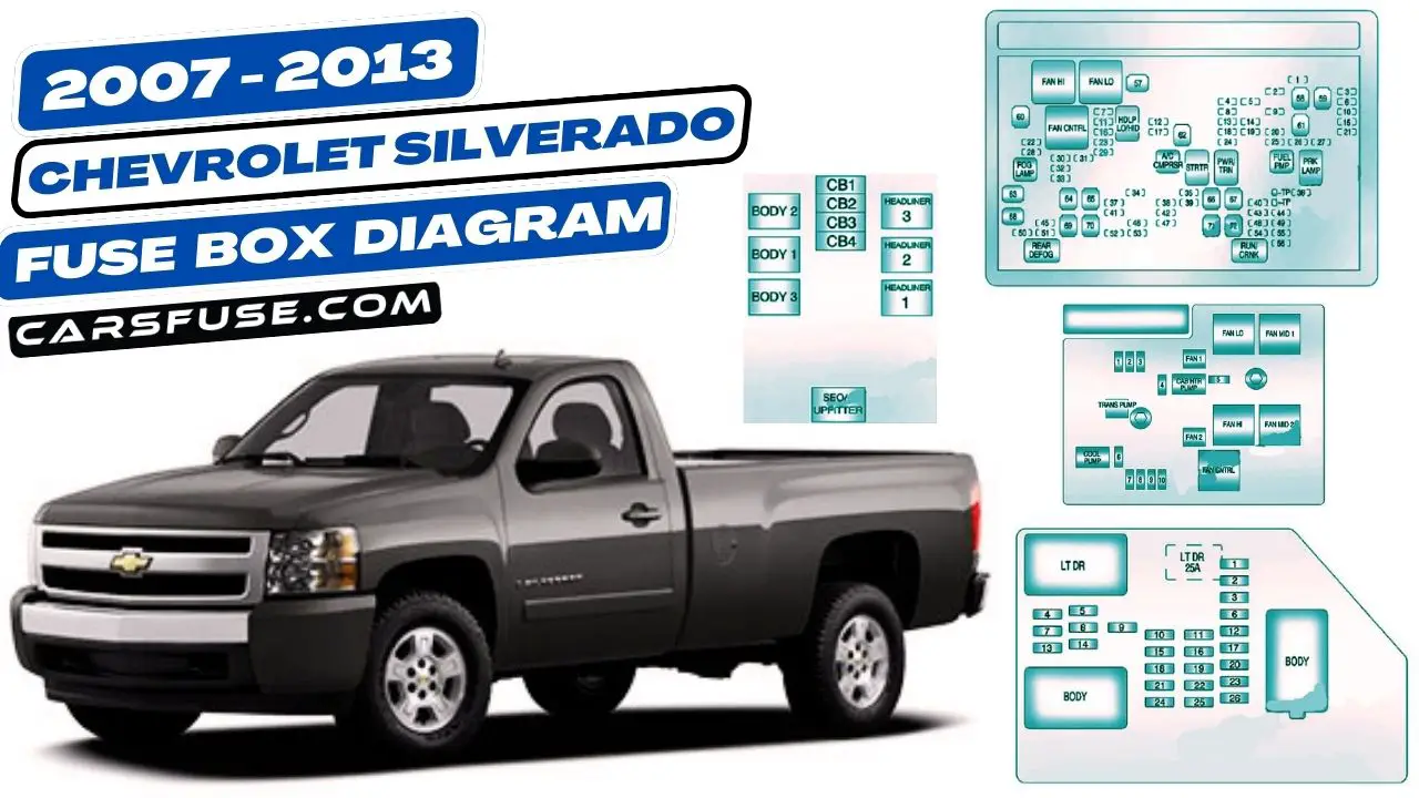 2007 Chevrolet Silverado Fuse Box Diagram
