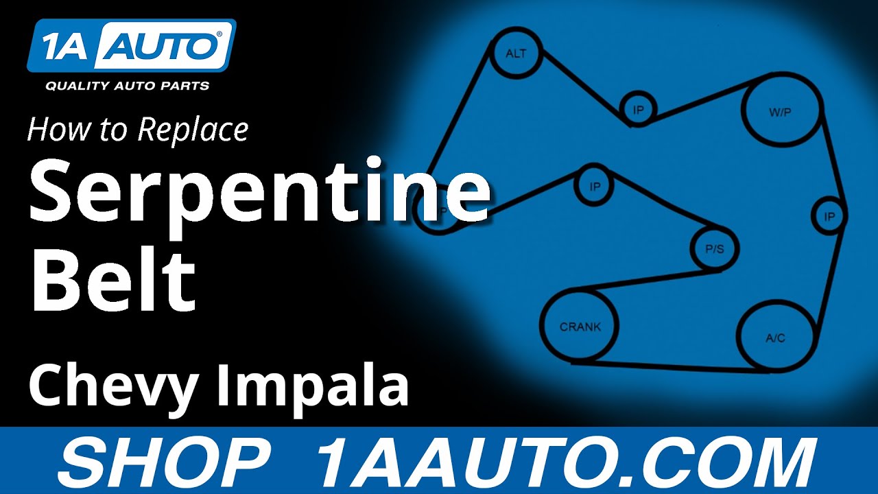 2008 Chevy Impala 3.5 Serpentine Belt Diagram