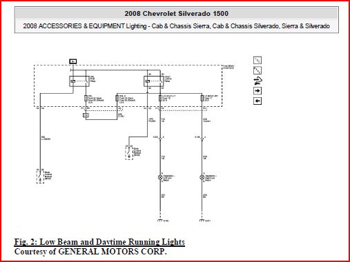 2008 Silverado Headlight Wiring Diagram