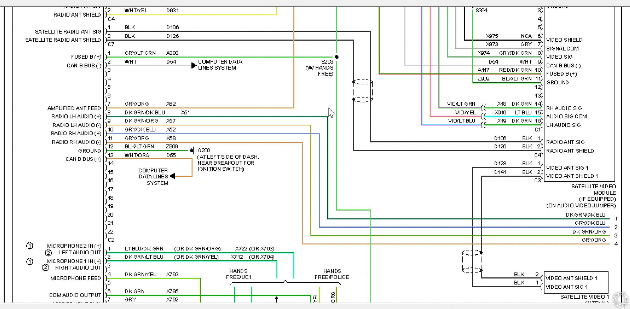 2008 Dodge Charger Radio Wiring Harness