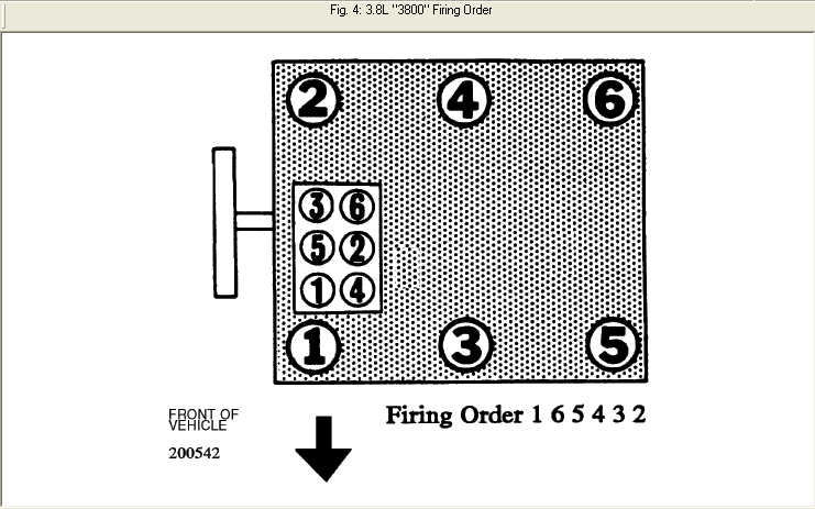 2008 Dodge Grand Caravan 3.3 Firing Order