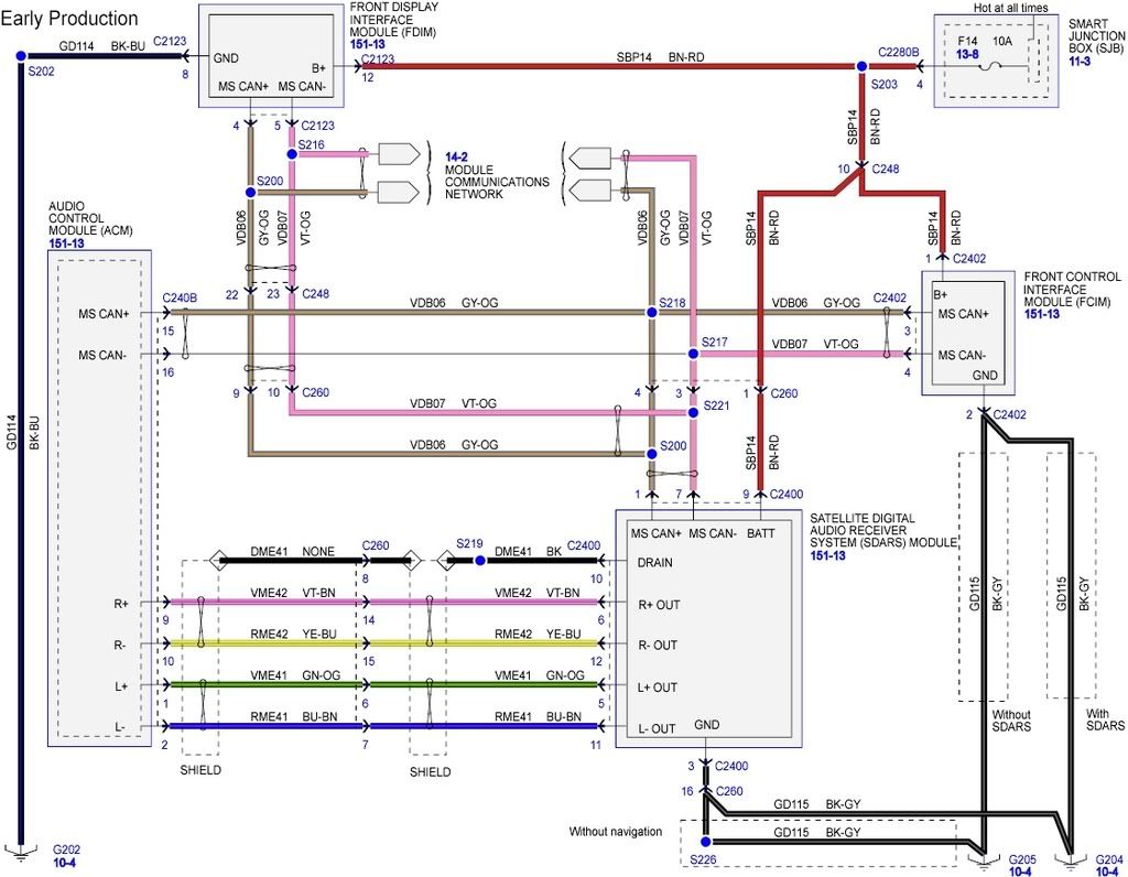 2008 Ford Edge Stereo Wiring Diagram